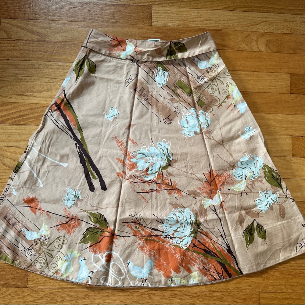 Anthropologie Odille A-Line Skirt